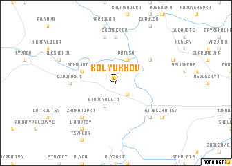 map of Kolyukhov