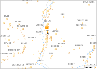 map of Kol