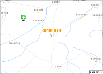 map of Komahata