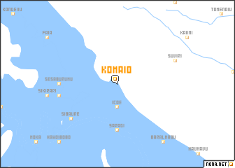 map of Komaio