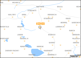 map of Komai