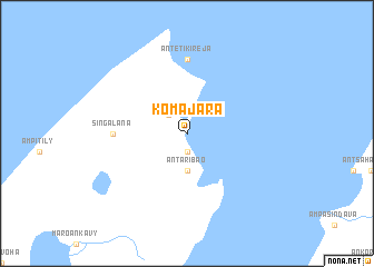 map of Komajara