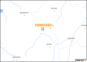 map of Komākhān