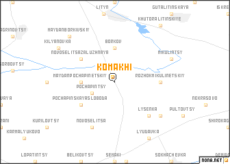 map of Komakhi