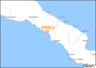 map of Komalu