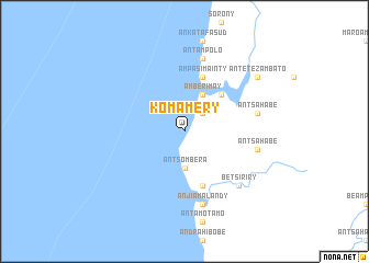 map of Komamery