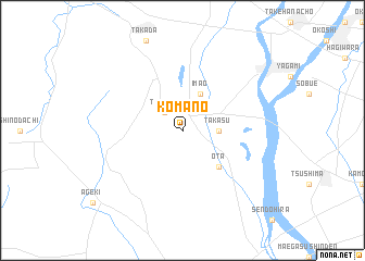 map of Komano