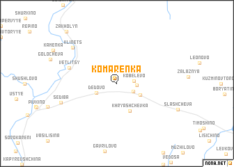 map of Komarenka
