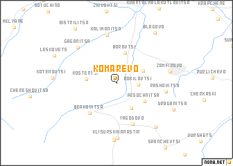 map of Komarevo