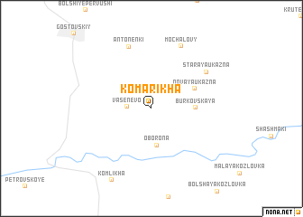 map of Komarikha