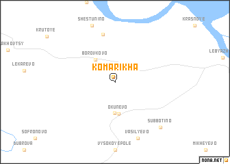 map of Komarikha