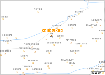 map of Komarikha