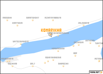 map of Komarikha