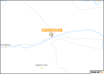 map of Komarikha