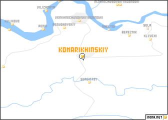 map of Komarikhinskiy