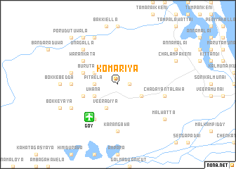 map of Komariya