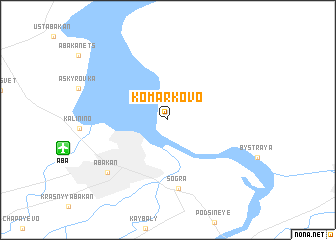 map of Komarkovo