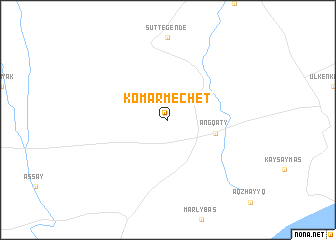 map of Komar-Mechetʼ