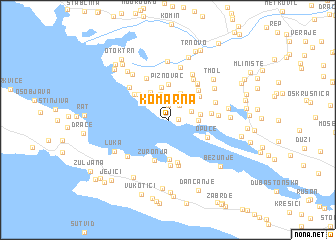 map of Komarna