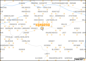 map of Komárno