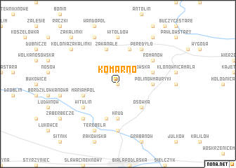 map of Komarno