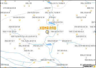 map of Komarno