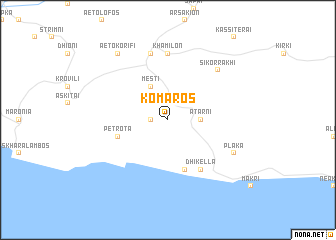 map of Kómaros