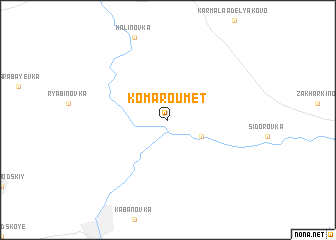 map of Komaro-Umët