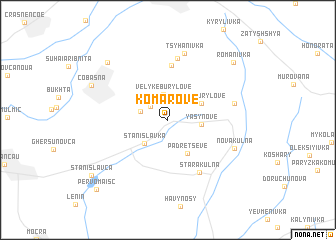 map of (( Komarove ))