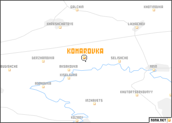 map of Komarovka