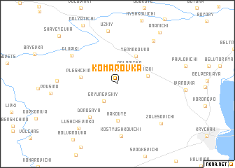 map of Komarovka