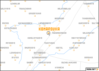 map of Komarovka