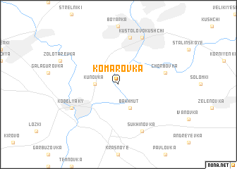 map of Komarovka