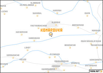 map of Komarovka