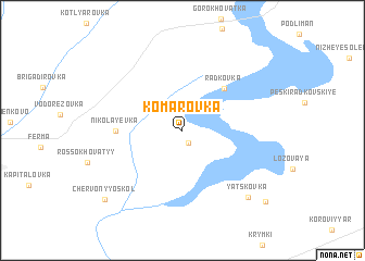 map of Komarovka