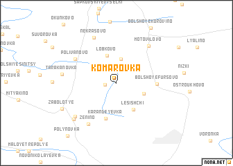 map of Komarovka