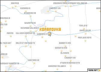 map of Komarovka