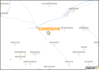 map of Komarovka