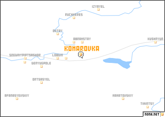 map of Komarovka