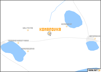 map of Komarovka