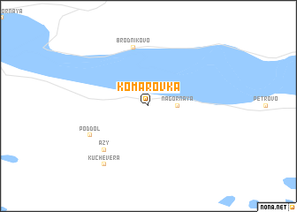 map of Komarovka