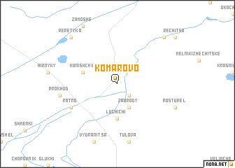 map of Komarovo