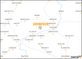 map of Komarovo