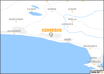 map of Komarovo
