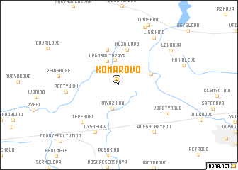 map of Komarovo