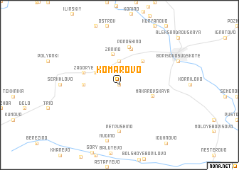 map of Komarovo