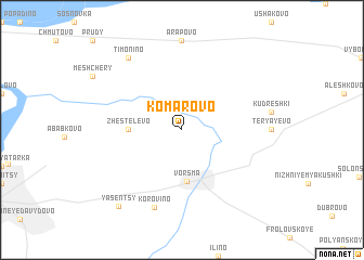 map of Komarovo