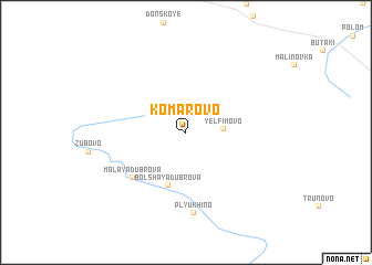 map of Komarovo