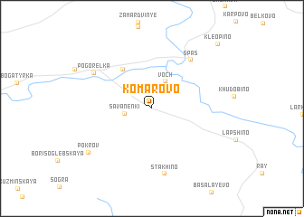 map of Komarovo