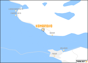 map of Komarovo